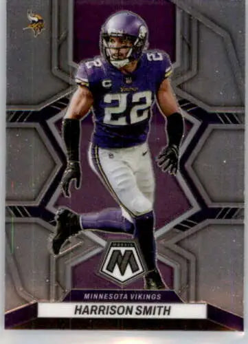 Harrison Smith football card from 2022 Panini Mosaic with original gloss finish