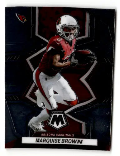 2022 Panini Mosaic Marquise Brown football card in excellent condition with original gloss