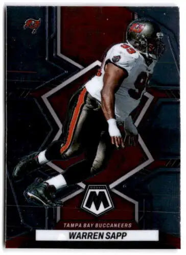 Warren Sapp football card from 2022 Panini Mosaic with original gloss NM-MT quality