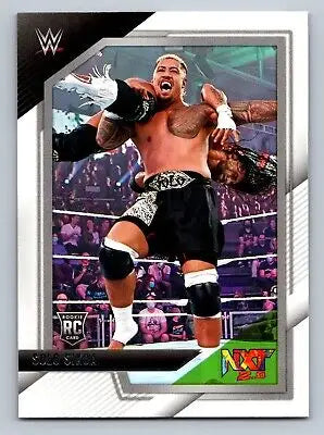 2022 Panini NXT 2.0 WWE #11 Solo Sikoa RC wrestling trading card for collectors