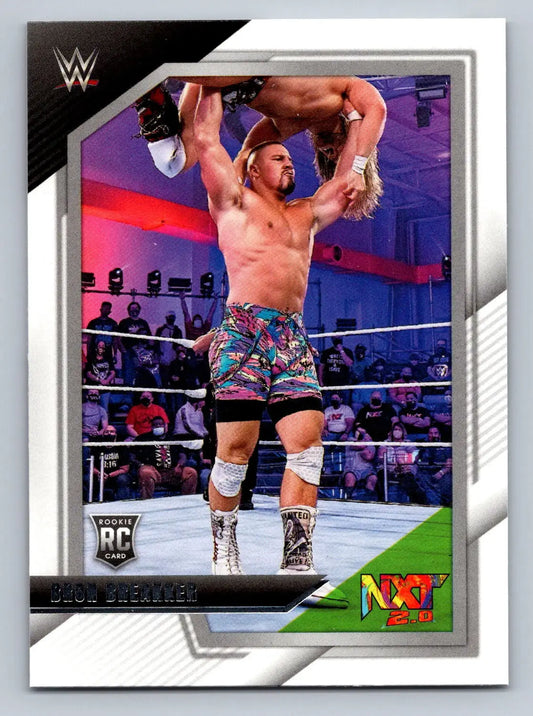 Bron Breakker wrestling card from 2022 Panini NXT 2.0 WWE #25, a must-have for collectors