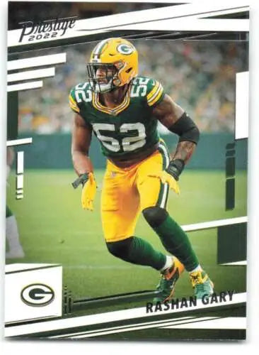 Rashan Gary football card from 2022 Panini Prestige with original gloss finish