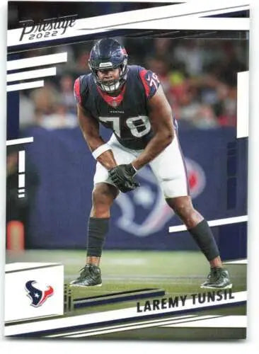 Laremy Tunsil football card from 2022 Panini Prestige featuring original gloss design