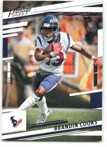 Brandin Cooks football card from 2022 Panini Prestige with original gloss finish