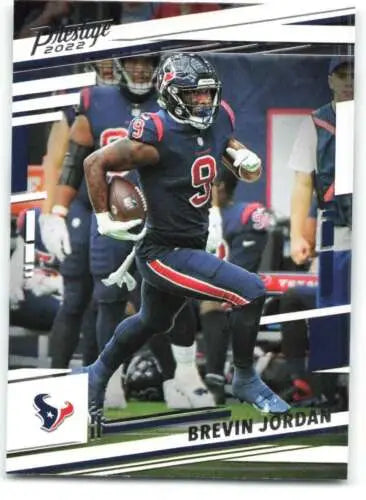 Brevon Jordan football card from Panini Prestige with original gloss features