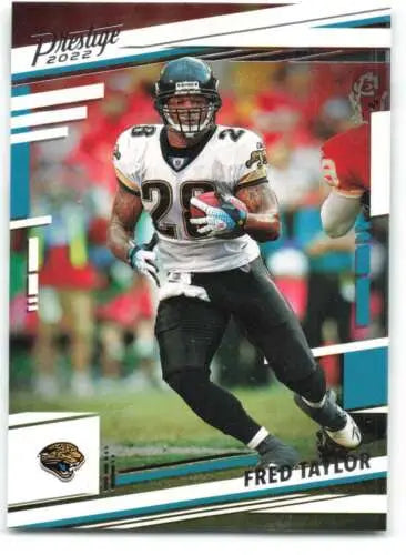 Original gloss 2022 Panini Prestige #140 Fred Taylor football card for Jaguars fans