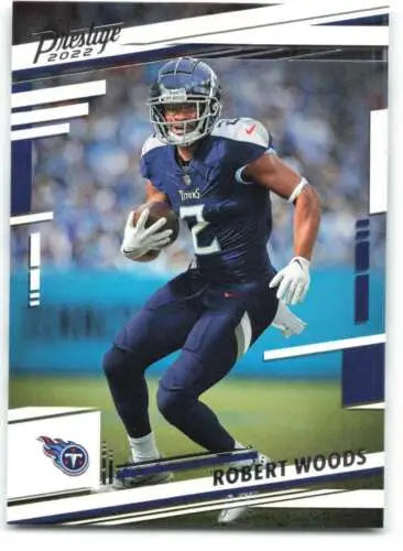 Robert Woods football card featuring original gloss from 2022 Panini Prestige collection