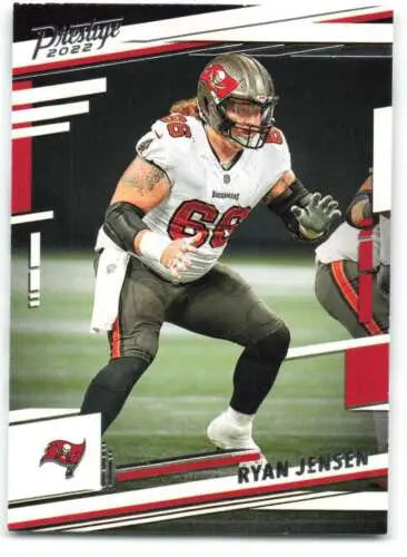 Ryan Jensen football card from 2022 Panini Prestige featuring original gloss