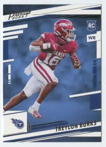 2022 Panini Prestige Treylon Burks NM-MT RC rookie football card original gloss