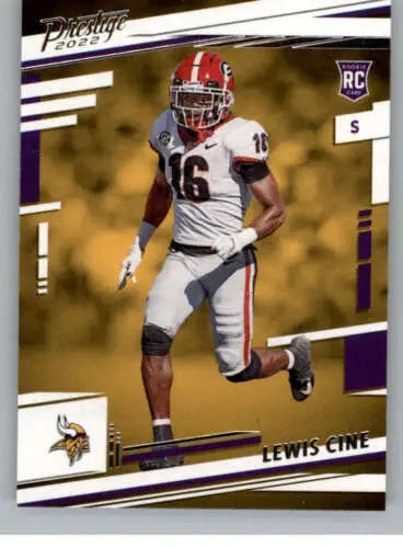 Lewis Cine 2022 Panini Prestige football card featuring original gloss finish