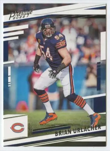 Brian Urlacher football card from 2022 Panini Prestige with original gloss finish