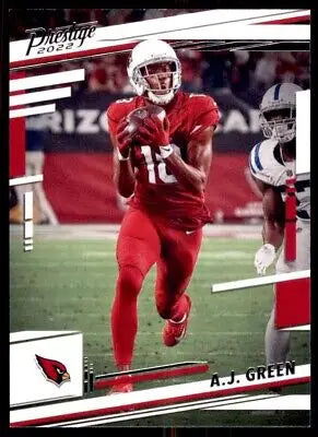 A.J. Green football card from 2022 Panini Prestige Arizona Cardinals #161 displayed center