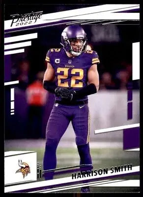 Harrison Smith football card from 2022 Panini Prestige Minnesota Vikings #195