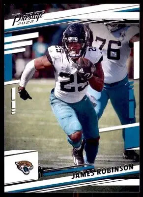 James Robinson football card in 2022 Panini Prestige Jacksonville Jaguars collection