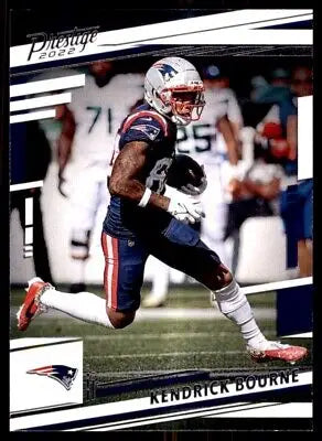 Kendrick Bourne football card from 2022 Panini Prestige New England Patriots #202