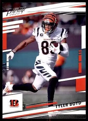 Tyler Boyd football card from 2022 Panini Prestige Cincinnati Bengals #61