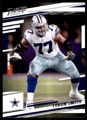 Tyron Smith featured in 2022 Panini Prestige Dallas Cowboys card #82 text-align center