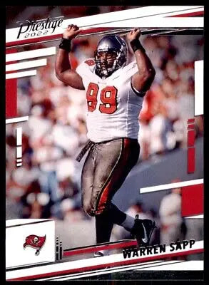 Warren Sapp football card from 2022 Panini Prestige Tampa Bay Buccaneers #282