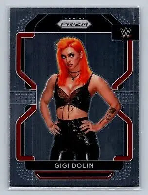 Gigi Dolin wrestling trading card from 2022 Panini Prizm WWE #130 collection