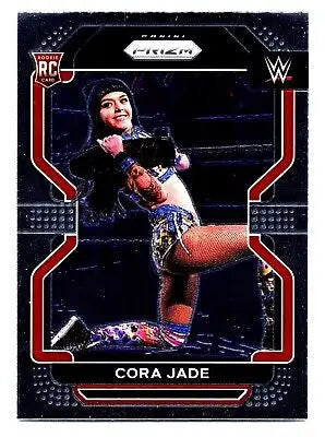 Cora Jade wrestling card from 2022 Panini Prizm WWE #188 RC collectible series