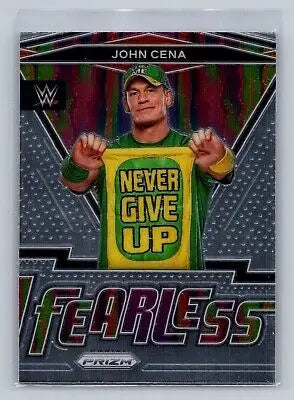 John Cena wrestling card from 2022 Panini Prizm WWE #23, flat rate pricing available