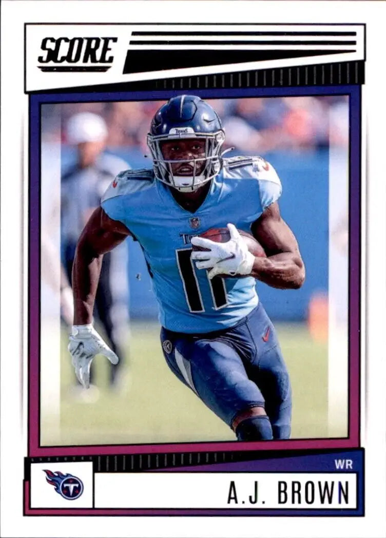 A.J. Brown Tennessee Titans NFL Football Card from 2022 Panini Score #28