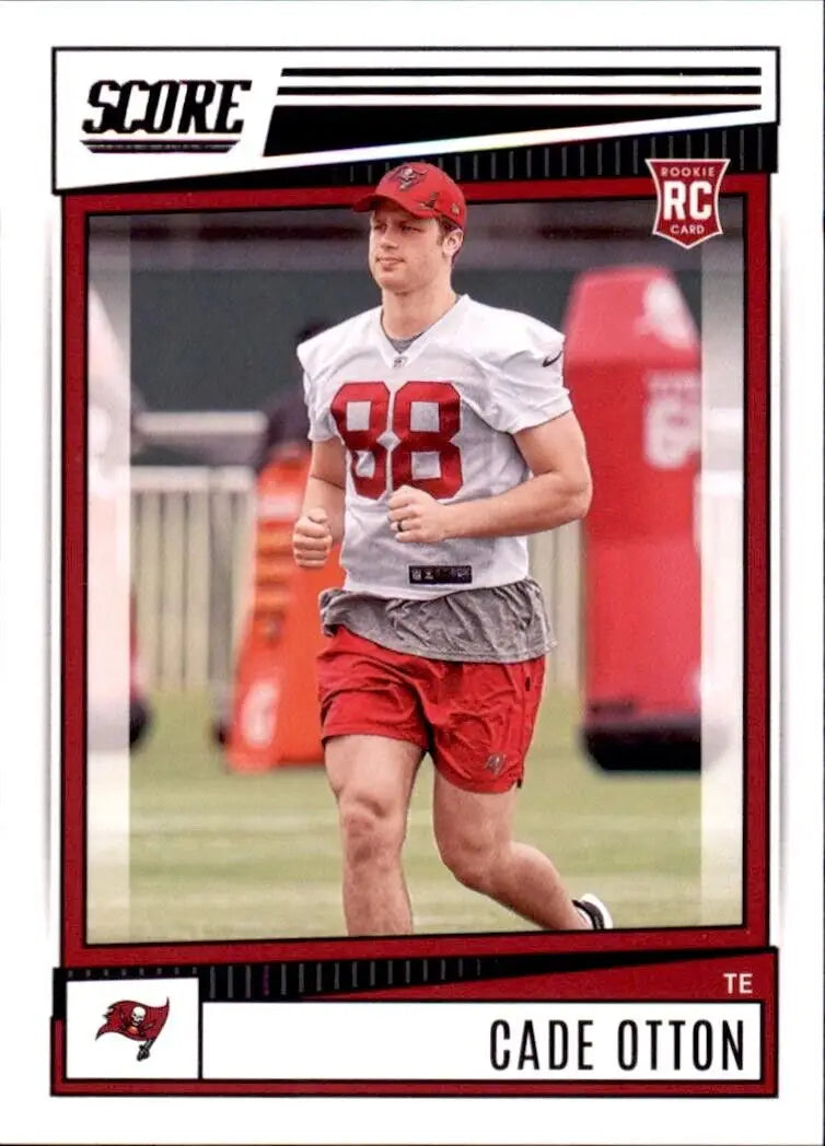 Cade Otton rookie card from 2022 Panini Score Tampa Bay Buccaneers NFL Football #371