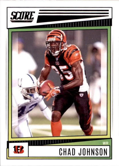 Chad Johnson Cincinnati Bengals football card from 2022 Panini Score #198