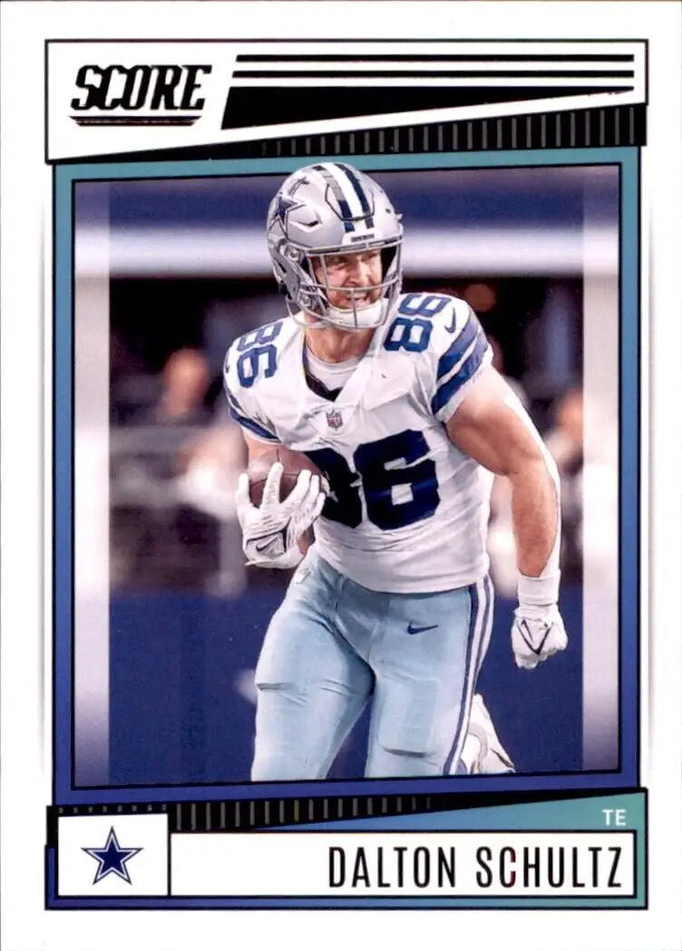 Dalton Schultz Panini Score Football Card from 2022 Dallas Cowboys #226