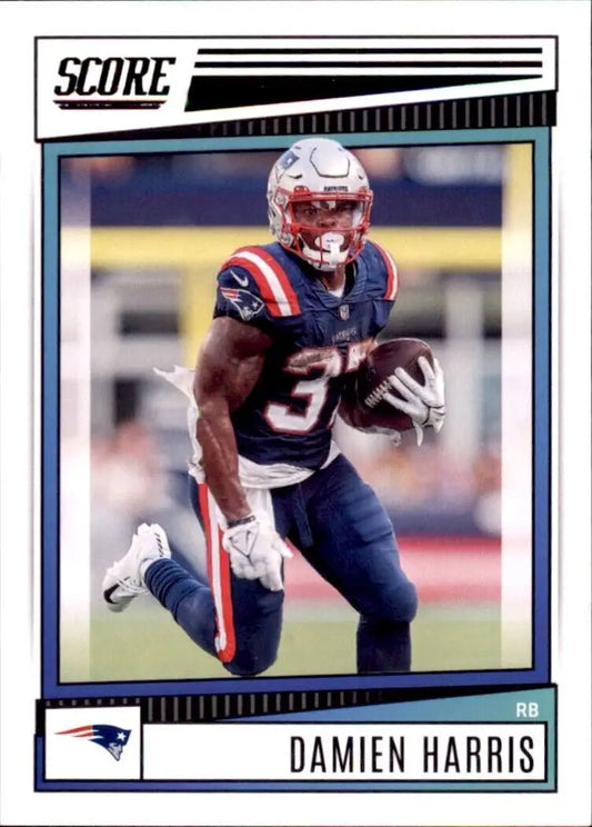 2022 Panini Score Damien Harris New England Patriots NFL Football Card #285