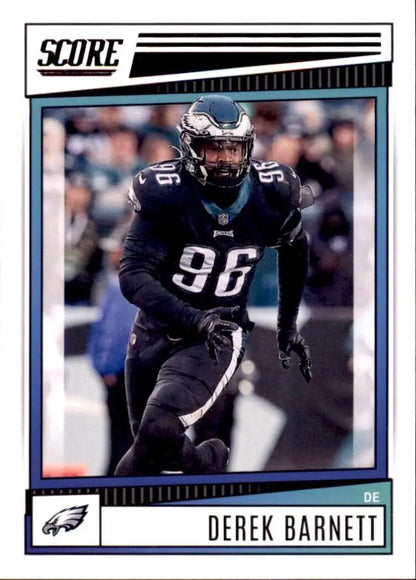 Derek Barnett Philadelphia Eagles football card from 2022 Panini Score #246