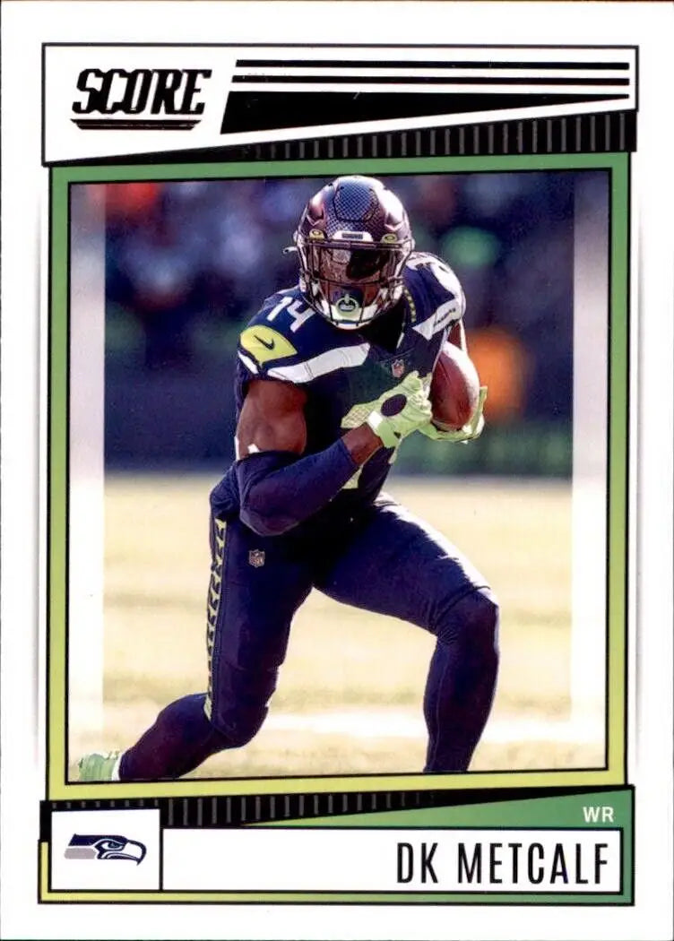 DK Metcalf Seattle Seahawks NFL Football Card from 2022 Panini Score #172