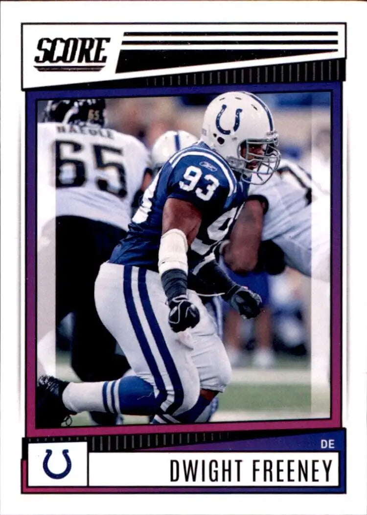 Panini Score Dwight Freeney Indianapolis Colts NFL Football Card #17