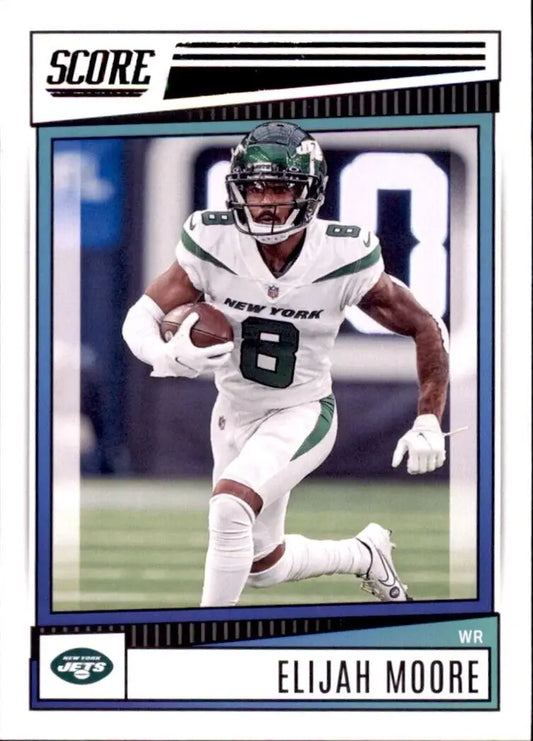 2022 Panini Score Elijah Moore New York Jets NFL Football Card #294 collectible image