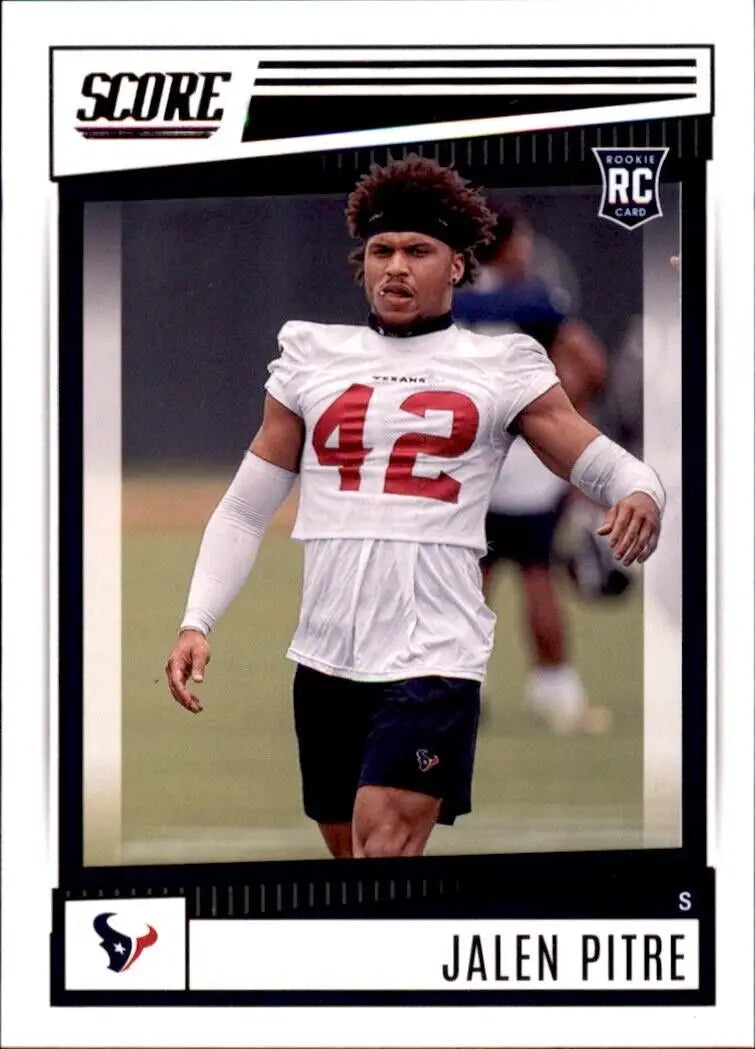 Jalen Pitre rookie card from 2022 Panini Score Houston Texans NFL #368