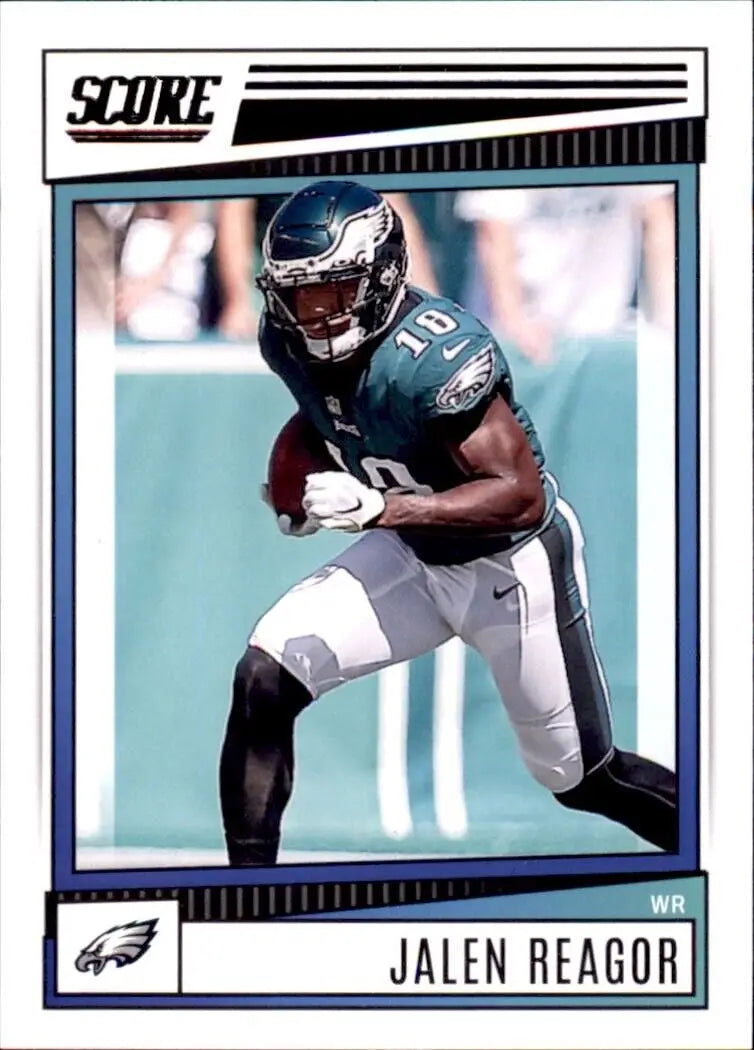 Jalen Reagor Philadelphia Eagles football card from 2022 Panini Score #241