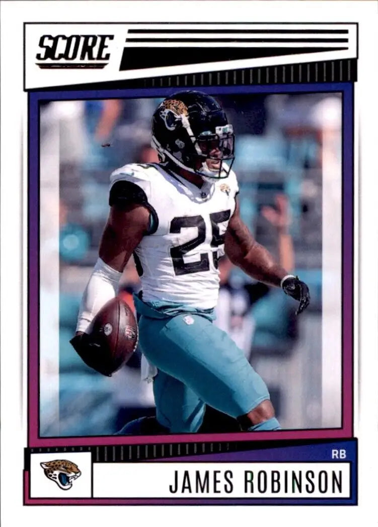 2022 Panini Score James Robinson Jacksonville Jaguars NFL Football card #21