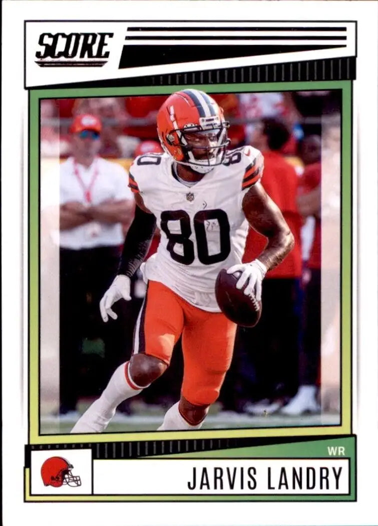 Score Jarvis Landry card from 2022 Panini featuring Landry Cleveland Browns #200