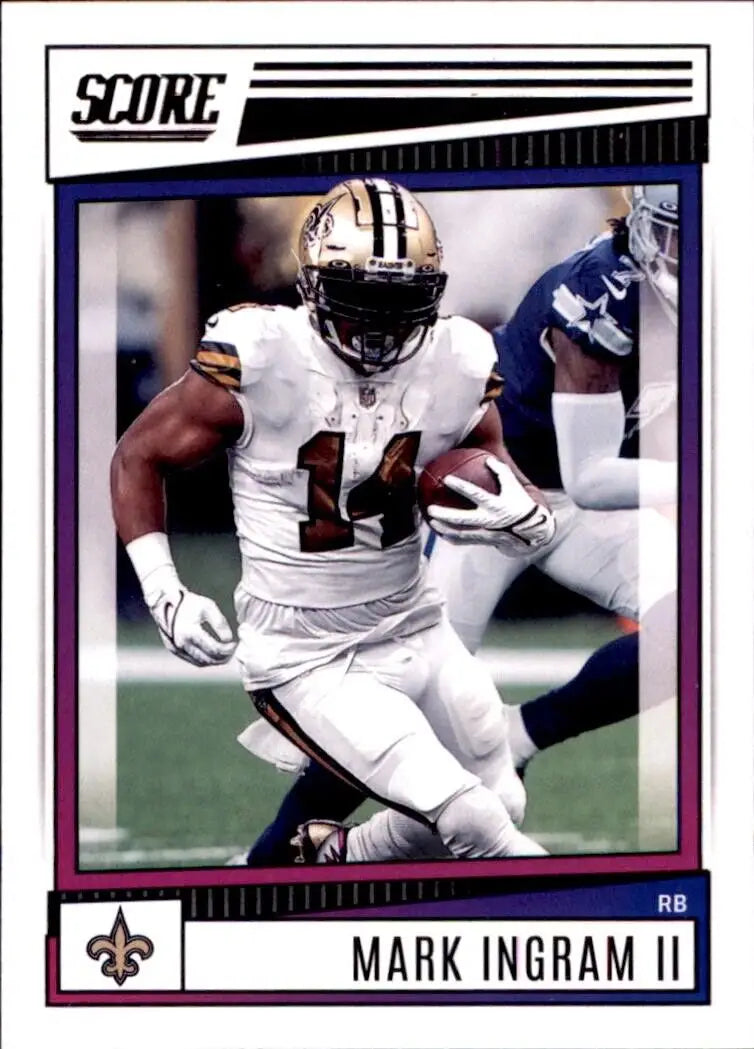 2022 Panini Score Mark Ingram II New Orleans Saints NFL Football Card #59