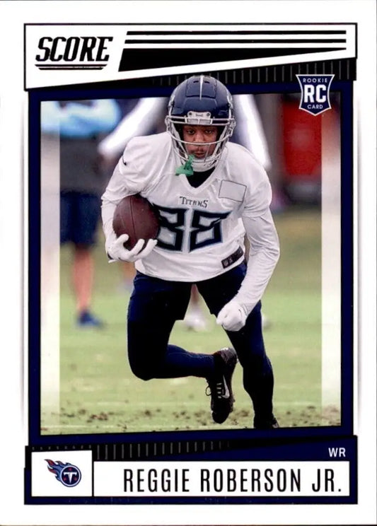 Panini Score Reggie Roberson Jr. Rookie Card Tennessee Titans NFL Football #397