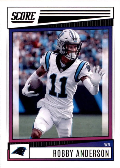 Robby Anderson Carolina Panthers NFL Football Card from 2022 Panini Score #46