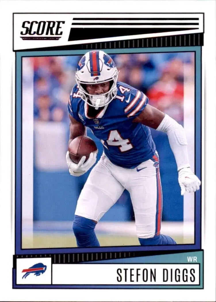 Stefon Diggs football card from 2022 Panini Score Buffalo Bills NFL #262