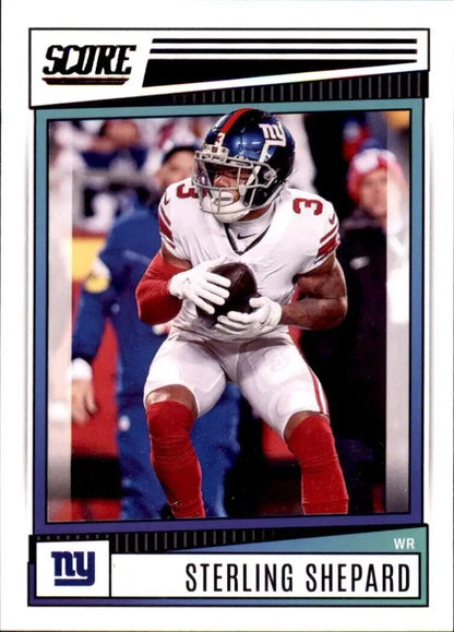 2022 Panini Score Sterling Shepard New York Giants NFL Football Card #232