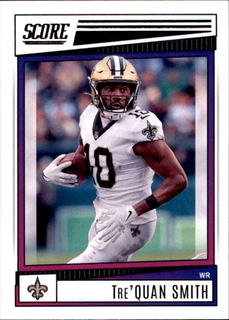 2022 Panini Score Tre’Quan Smith New Orleans Saints NFL Football card #55