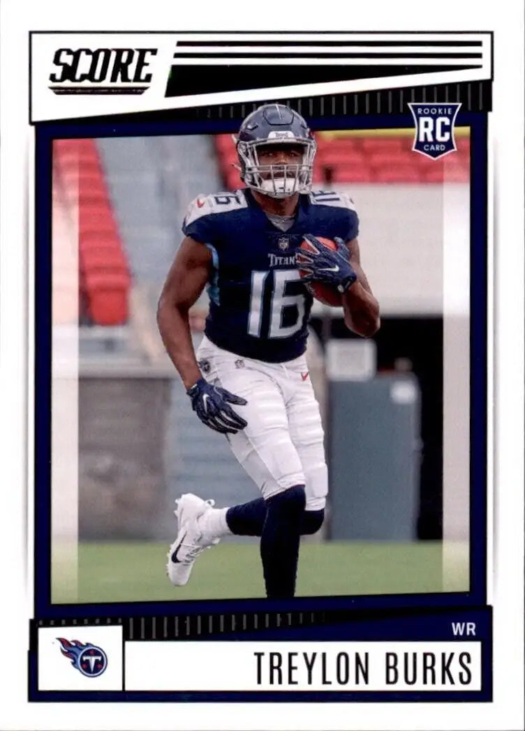 Treylon Burks rookie card from 2022 Panini Score Tennessee Titans NFL #380