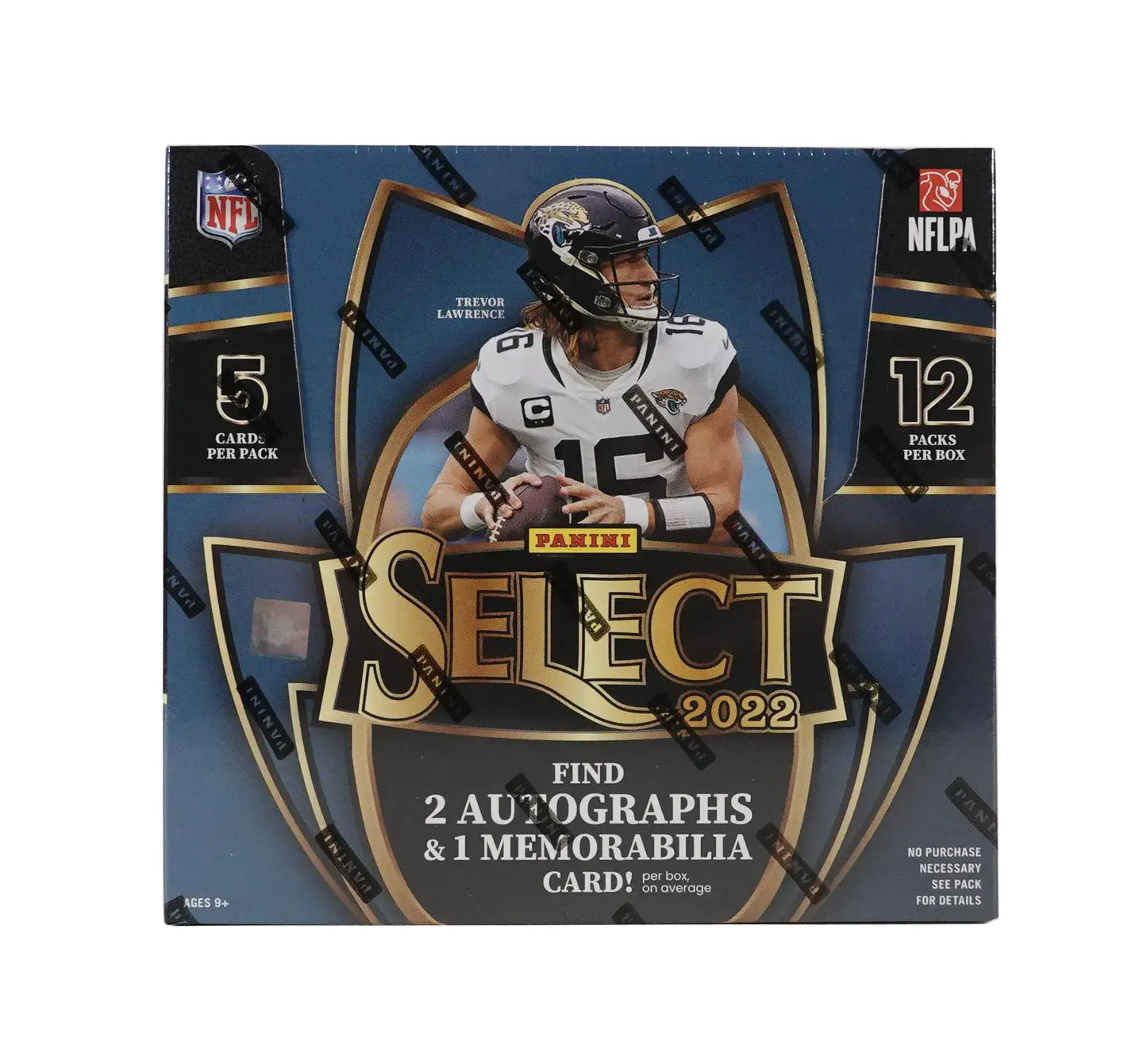 2022 Panini Select Football Hobby Box with Ravens player, featuring jumbo rookie cards