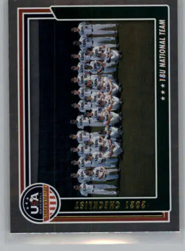 2022 Panini Stars and Stripes Longevity Retail #99 USA Baseball 18U card with original gloss