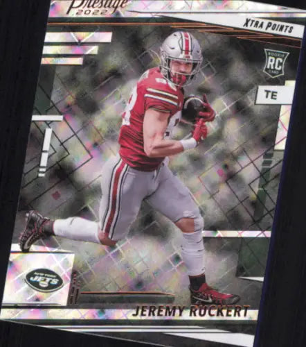 Jeremy Ruckert 2022 Prestige Xtra Points Diamond football card New York Jets NFL NM-MT