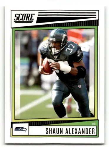 Shaun Alexander football card 2022 Score #179 NM original gloss Seattle Seahawks