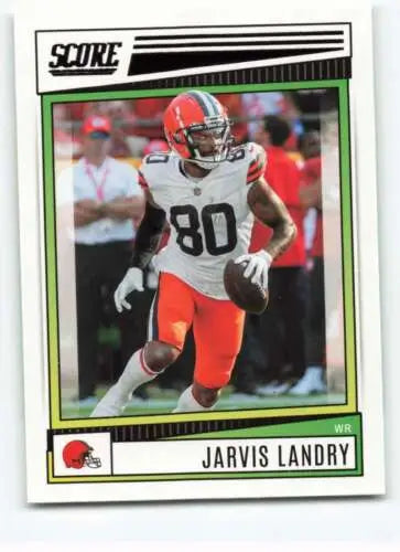 Jarvis Landry football card 2022 Score #200 NM-MT with original gloss Simply Sandoval